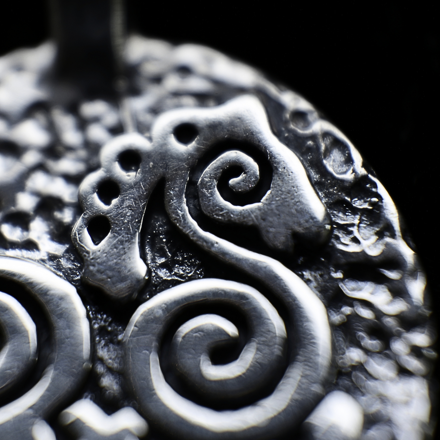 Hand-Made Silver Sleipnir Horse Necklace